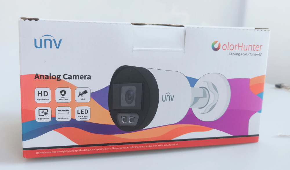 كيمرا UNV خارجية ملون 5 ميجا بكسل  40 متر